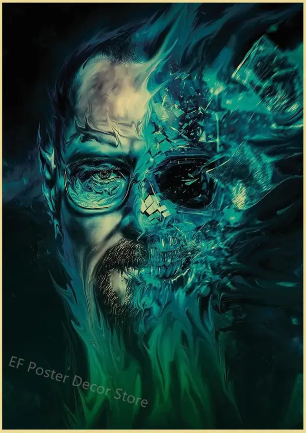 Breaking Bad Retro Canvas Wall Art Poster - Image 54