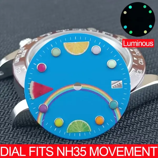 28.5mm Luminous Watch Dial for NH35 Movement - Image 5