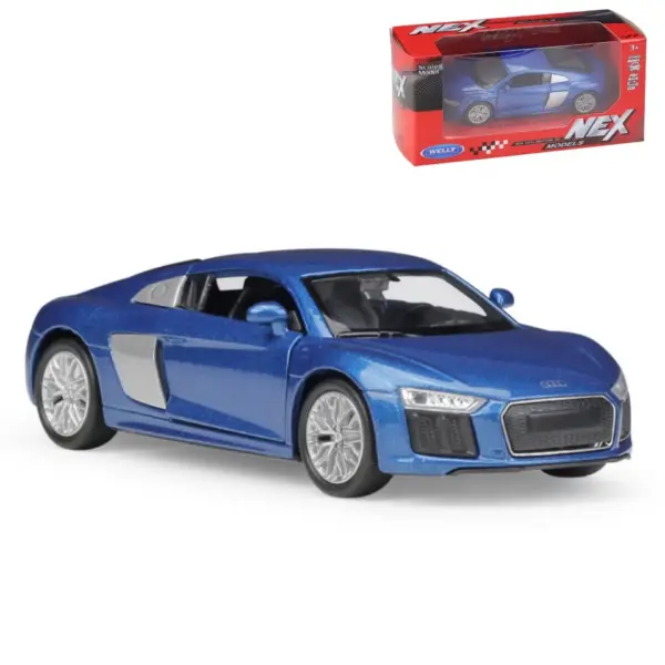 1:36 Audi R8 Coupe Diecast Model Car - Image 8