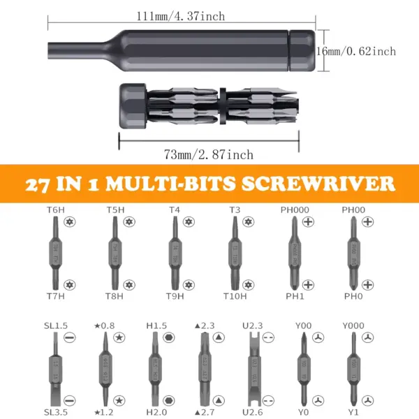 27-in-1 Precision Screwdriver Set for Devices - Image 2