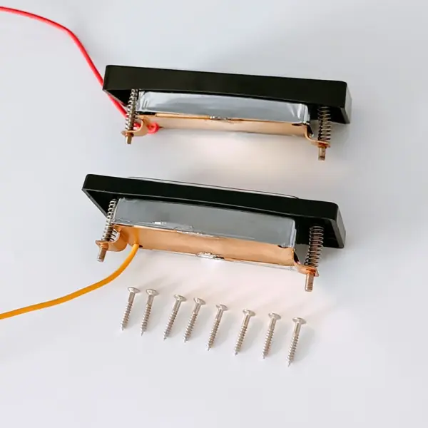 Set of 2 Mini Chrome Bass Guitar Pickups - Image 5