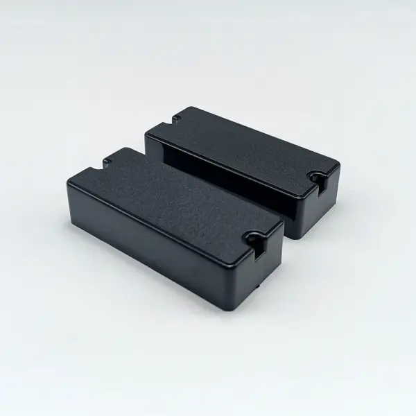 Matte Black Humbucker Cover for Electric Bass - Image 3