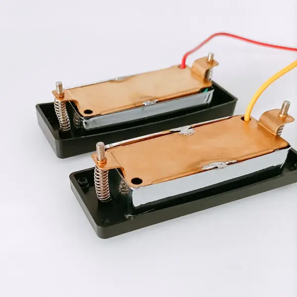 Set of 2 Mini Chrome Bass Guitar Pickups - Image 6