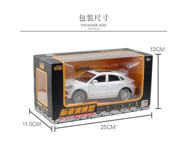 1:24 Porsche Cayenne Turbo S Diecast Model 6 1:24 Porsche Cayenne Turbo S Diecast Model - Image 6