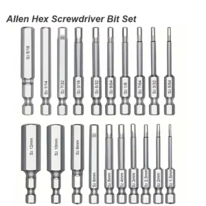 Magnetic Hex Head Allen Wrench Bit Set