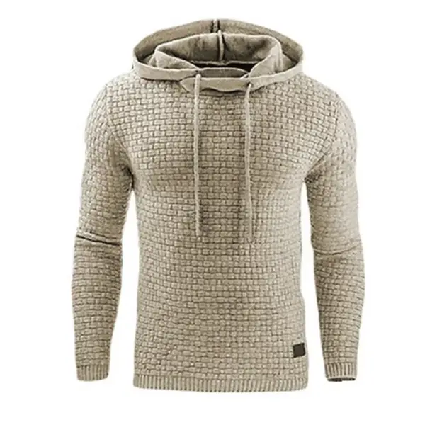 Casual Men's Oversized Hoodie with Zipper