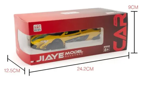 1:22 McLaren P1 GTR Diecast Metal Model - Image 6