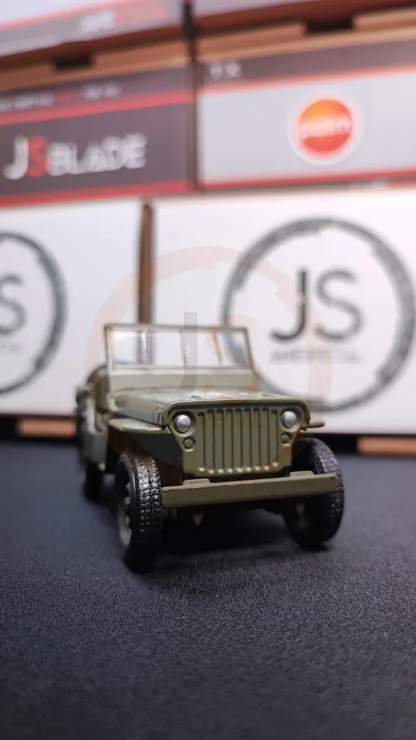 Welly Jeep Willys Scale Model with Rubber Tires - Image 20