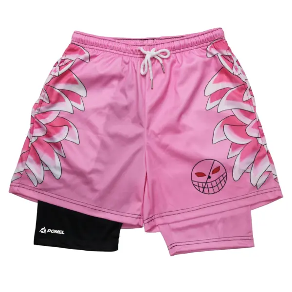 Anime 2-in-1 Sports Shorts for Men - Image 7