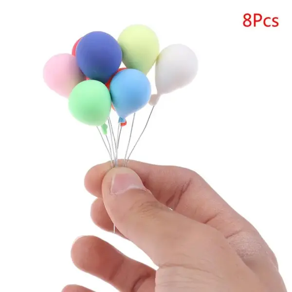 Dollhouse Miniature Colorful Balloons Set - Image 11