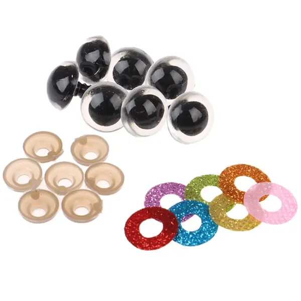 10 Sets 16MM Glitter Safety Eyes for Dolls - Image 3