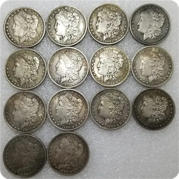 Morgan Coin Replica Collectible Antique Imitation - Image 2