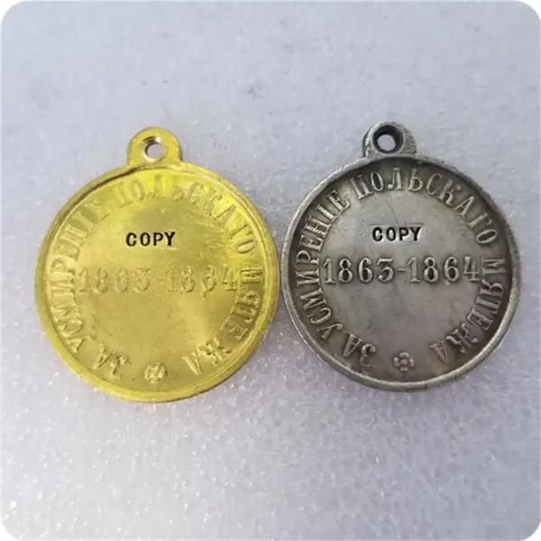 Replica Commemorative Medals 1863-1864 Set - Image 4