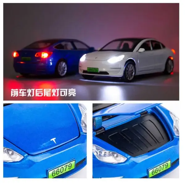 1/32 Tesla Alloy Car Model with Sound & Light - Image 3