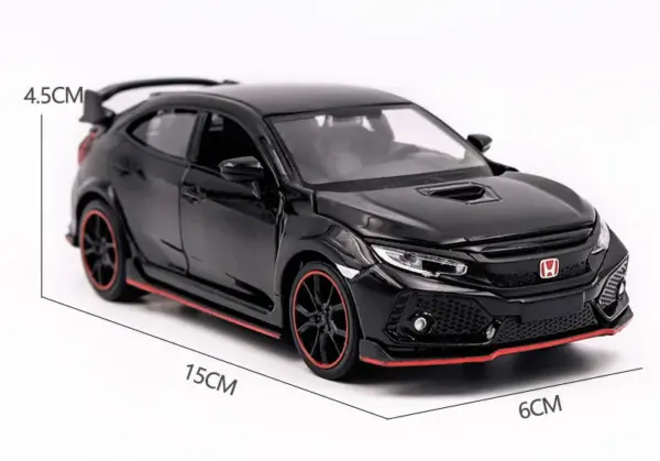 1/32 Scale Honda Type R Diecast Model Car - Image 2