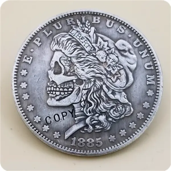Hobo Nickel 1885 Morgan Replica Coin