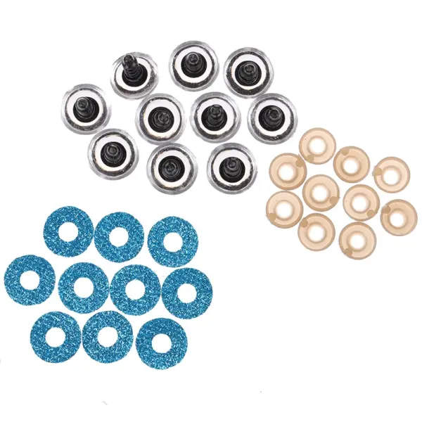 10 Sets 16MM Glitter Safety Eyes for Dolls - Image 13