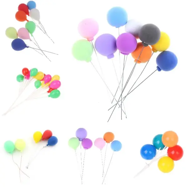 Dollhouse Miniature Colorful Balloons Set - Image 3