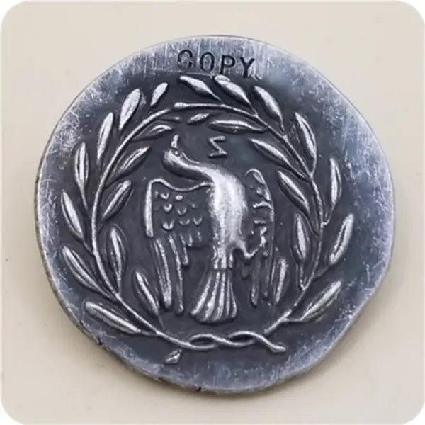 Ancient Greek Replica Coin with Lion Design - Image 2