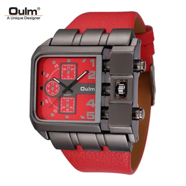 Oulm 3364 Big Dial Men's Quartz Watch - Image 7