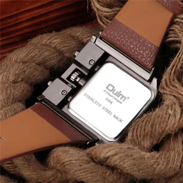 Oulm 3364 Big Dial Men's Quartz Watch - Image 4