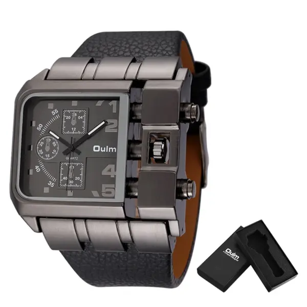 Oulm 3364 Big Dial Men's Quartz Watch - Image 16