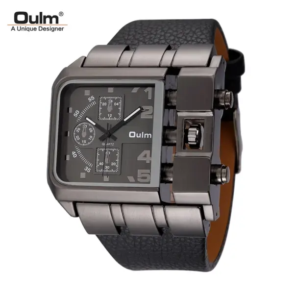 Oulm 3364 Big Dial Men's Quartz Watch - Image 11