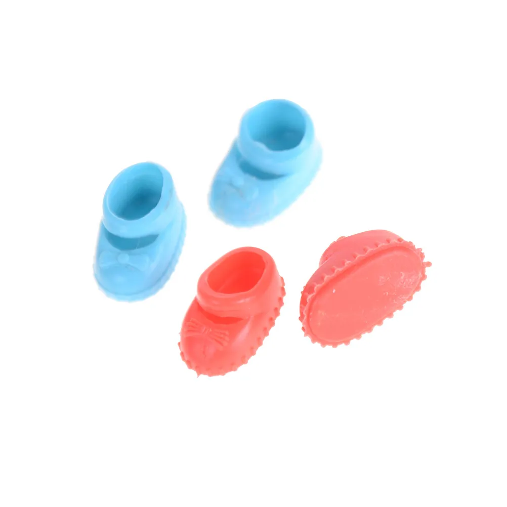 5 Pairs Colorful Shoes for 12cm Dolls 6 5 Pairs Colorful Shoes for 12cm Dolls - Image 6