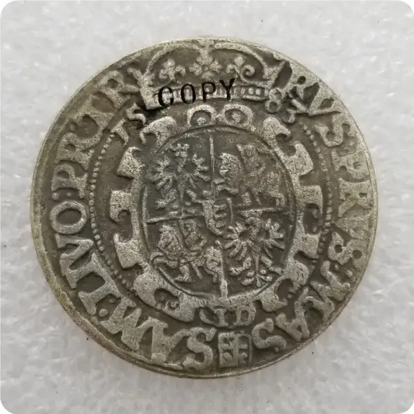Polish-Lithuanian Commonwealth Copy Coin Replica - Image 2