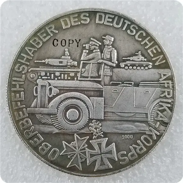 German Commemorative Copy Coin Medallion - Image 2