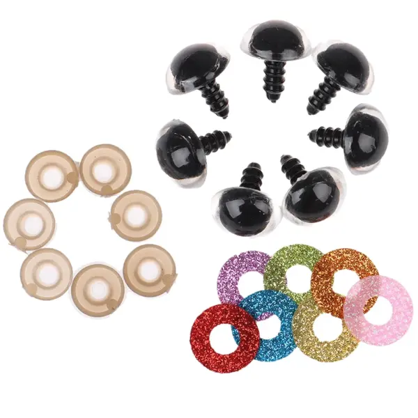 10 Sets 16MM Glitter Safety Eyes for Dolls - Image 2