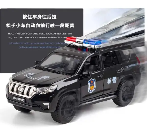 1/32 Alloy Diecast Police Model Toy Car - Image 4