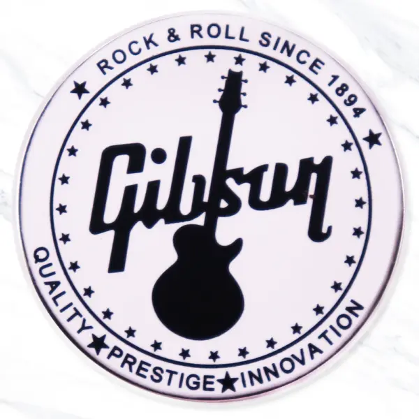 Gibson Logo Electric Guitar Brooch Decoration
