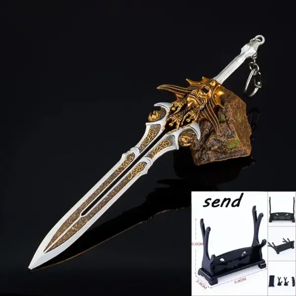 Kratos Blade of Olympus Alloy Keychain Model - Image 8