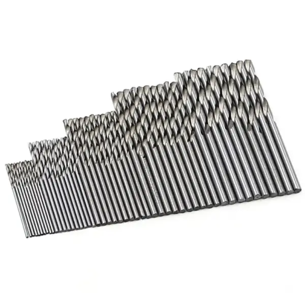 100pc Twist Drill Bit Set 1-3mm Titanium - Image 3