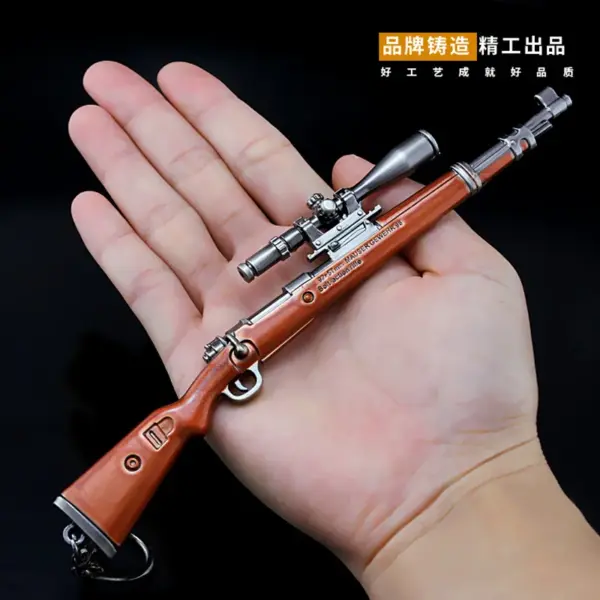 Kar98k Rifle Miniature 17cm Metal Keychain - Image 7