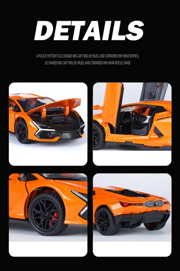 1:32 Revuelto Sports Car Diecast Model - Image 6
