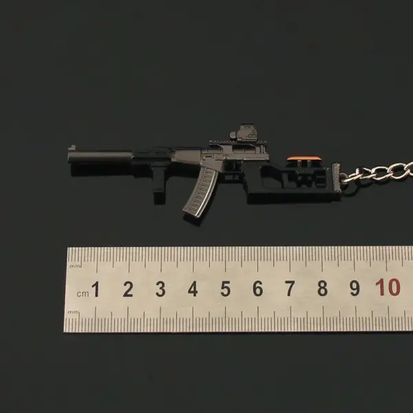 9cm Mini Toy Gun Keychain Collectible Model - Image 3