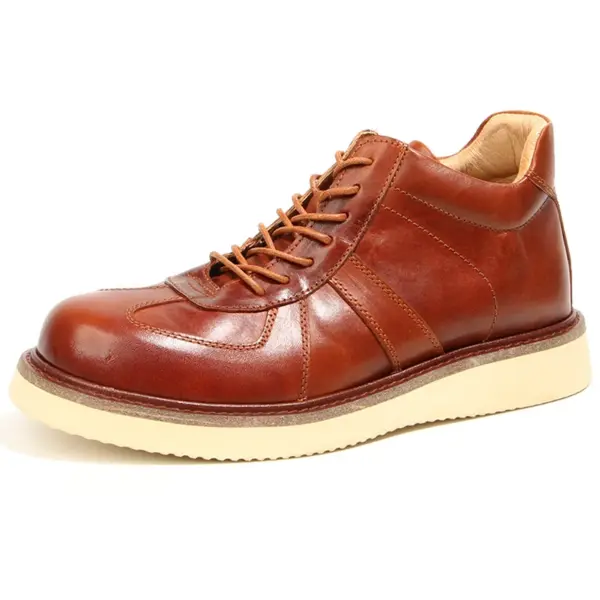 Leather Martin Boots for Men - Casual Style - Image 2
