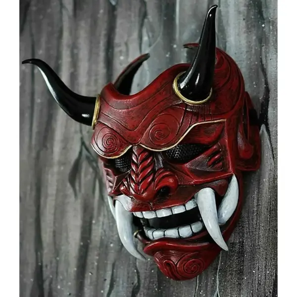 Hannya Oni Halloween Full Face Mask - Image 2