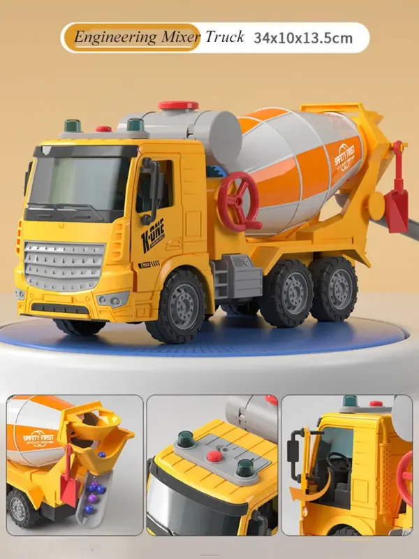 Cement Truck Mixer Model with Sound and Light - Image 15