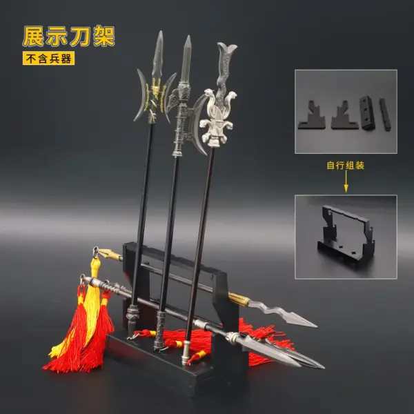 22cm Metal Chinese Halberd Spear Collectible - Image 26