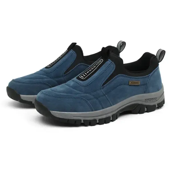 Men's Slip-On Suede Hiking Shoes - Image 5
