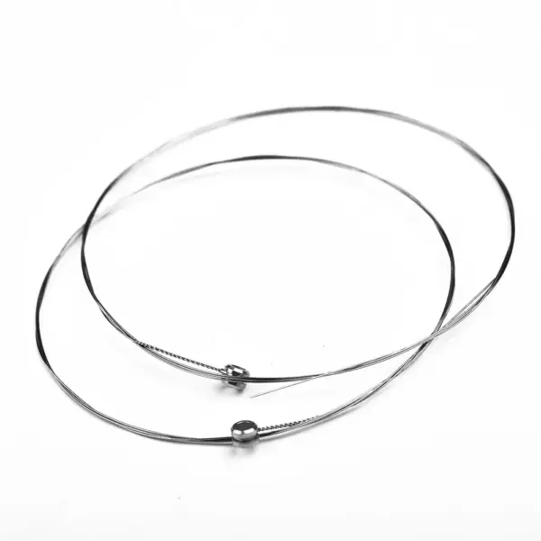5 Pcs E-1st Single Guitar Strings Silvery - Image 6