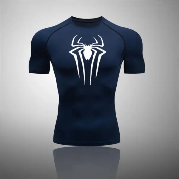 Men's Breathable Athletic Compression T-Shirt - Image 8