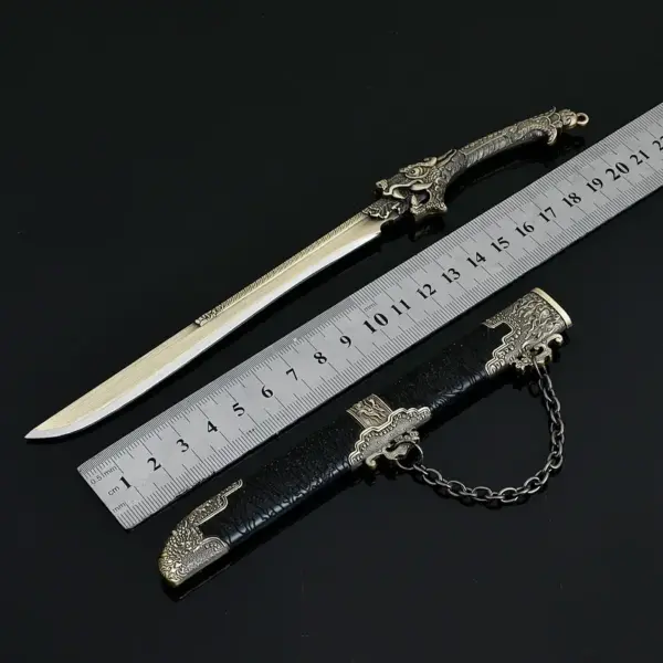 Cold Weapon Cosplay Sword Model 22cm Metal - Image 4
