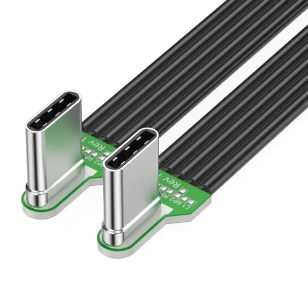 USB C to USB C Flat Silicone Cable 60W - Image 8