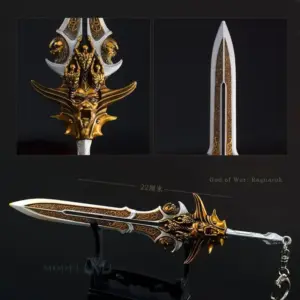 Kratos Blade of Olympus Alloy Keychain Model