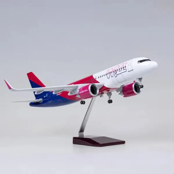 A320NEO Wizz Air Model Toy Airplane 47CM - Image 3
