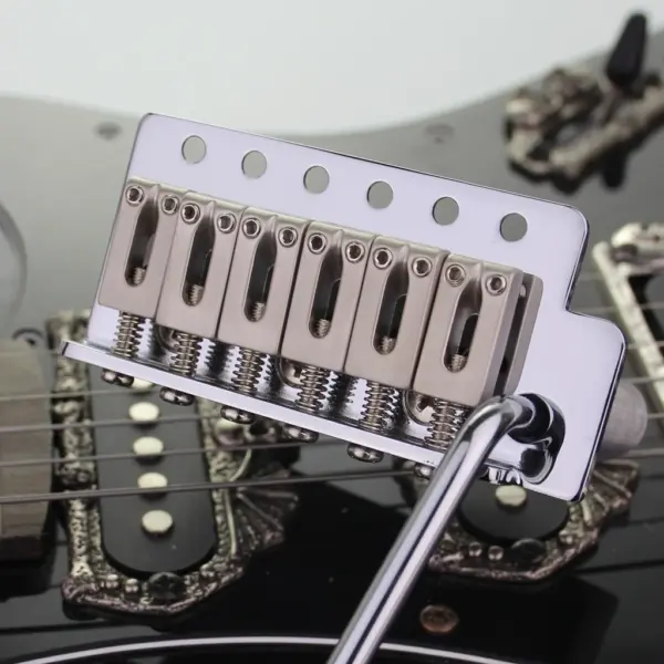 Chrome Tremolo Bridge System for ST Electric Guitar - Image 6
